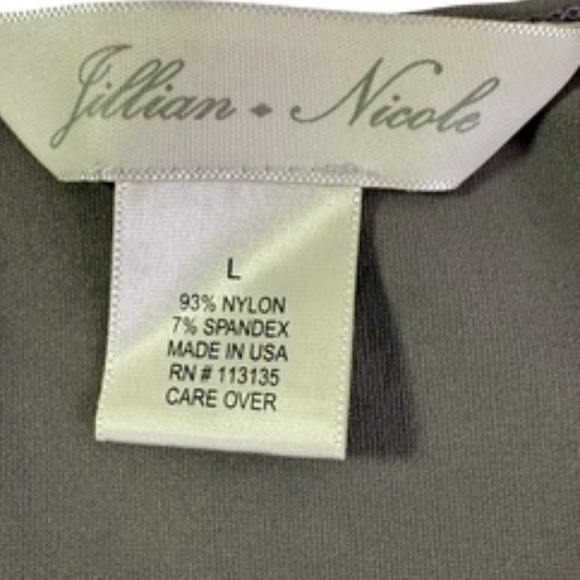 Gillian & Nicole Scoop Front/Back Neck Taupe Camisole Tanks Size L - Picture 5 of 6